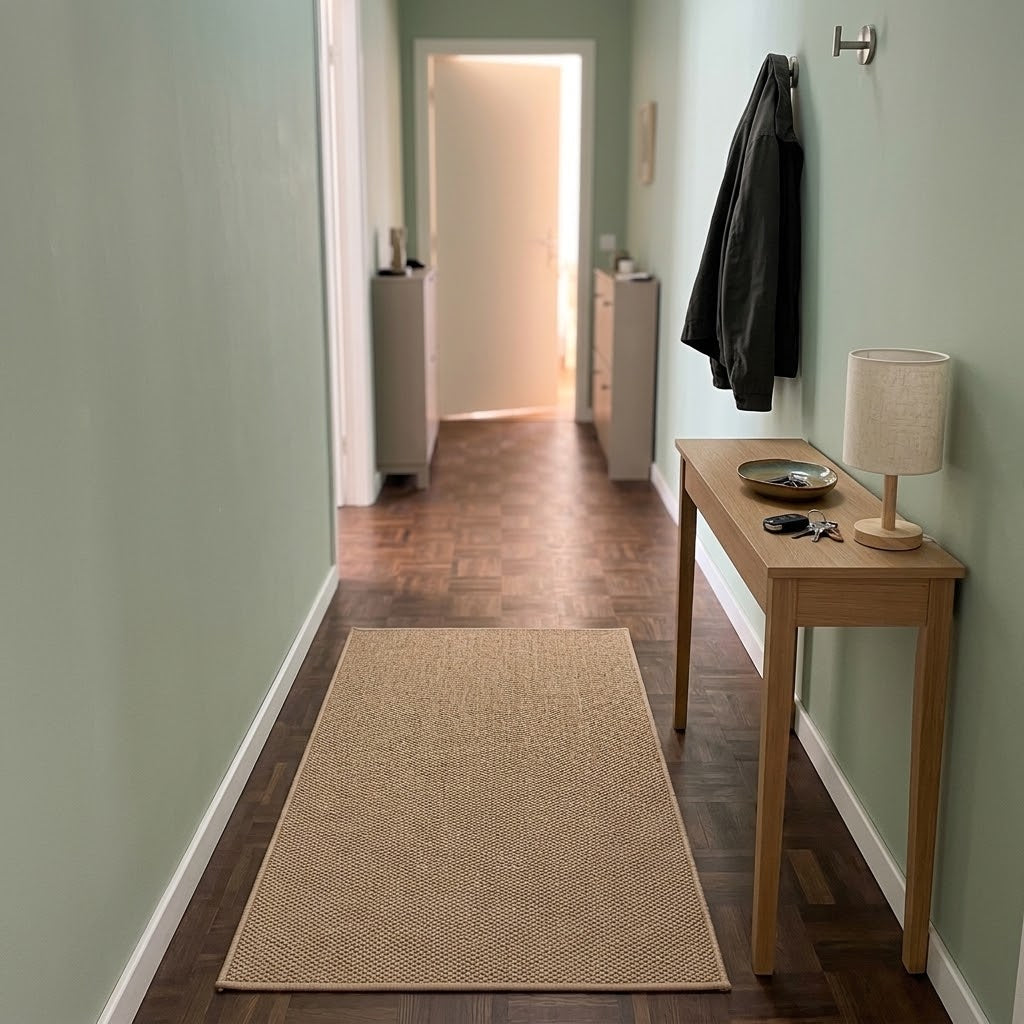 Tapis aspect sisal tressé