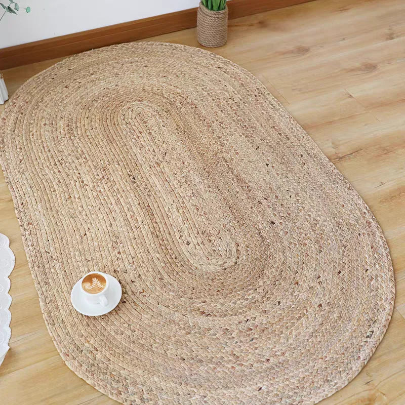 Tapis en jonc tressé à la main