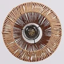 Petite suspension en rotin tressé 24 cm
