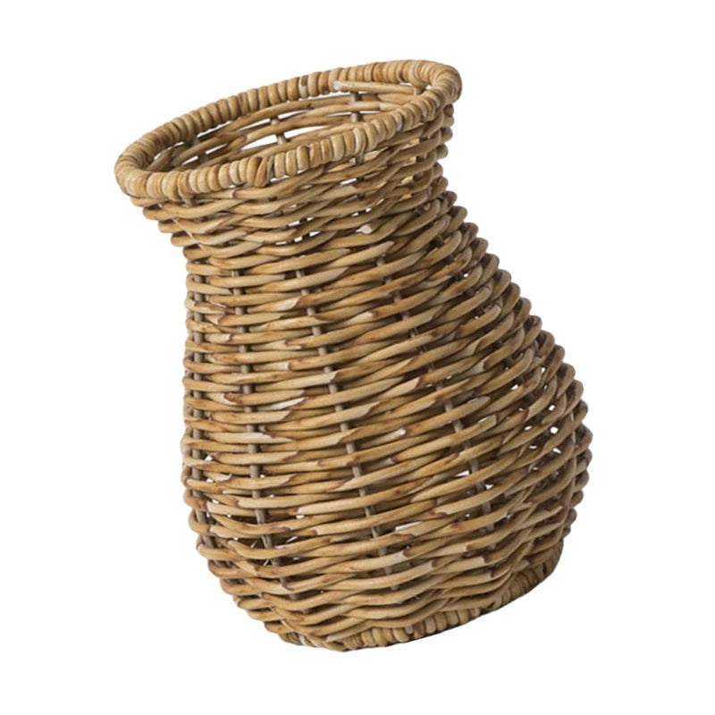 Vase en rotin tressé imperméable