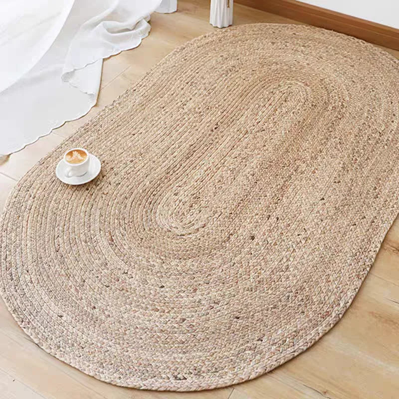 Tapis en jonc tressé à la main de style japonais