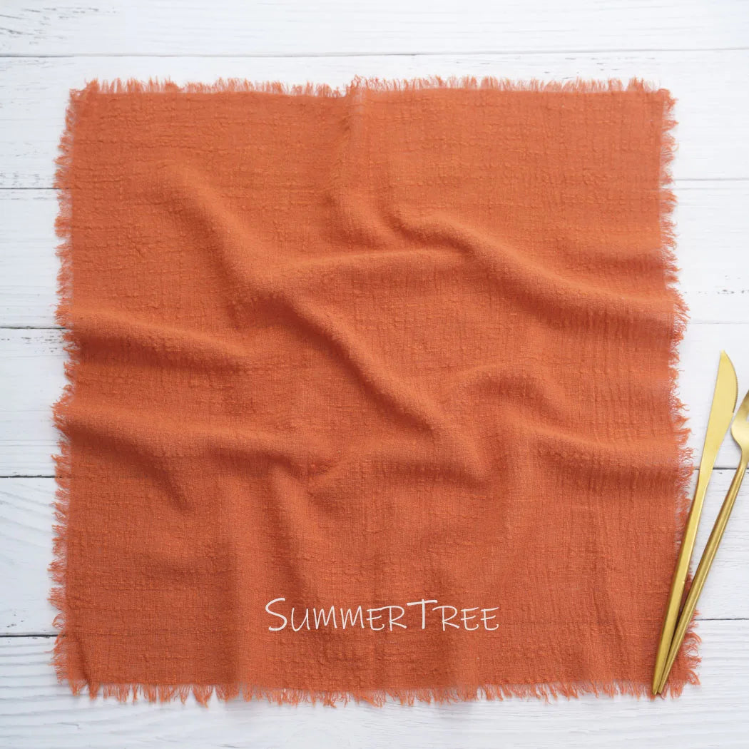 Lot de 12 serviettes en gaze de coton 41×41 cm