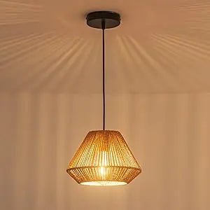 Petite suspension en rotin tressé 24 cm