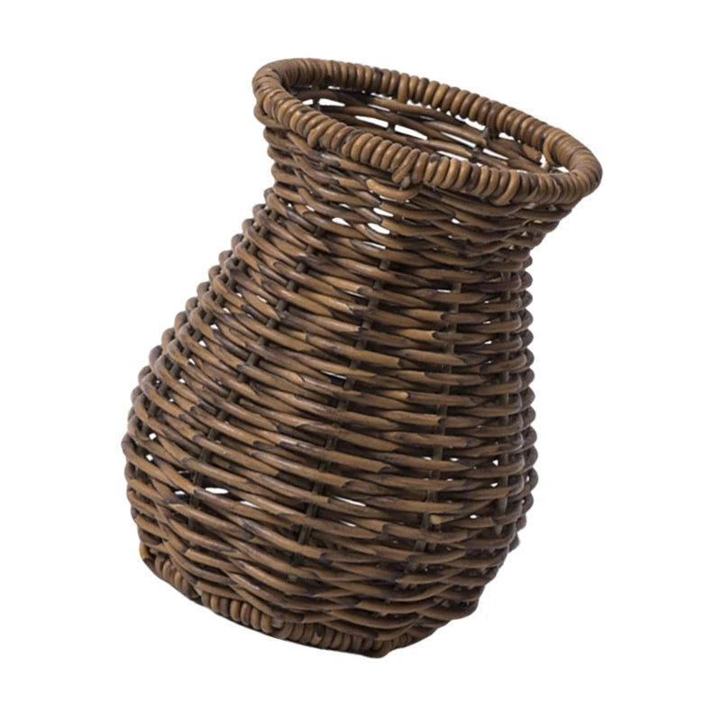 Vase en rotin tressé imperméable
