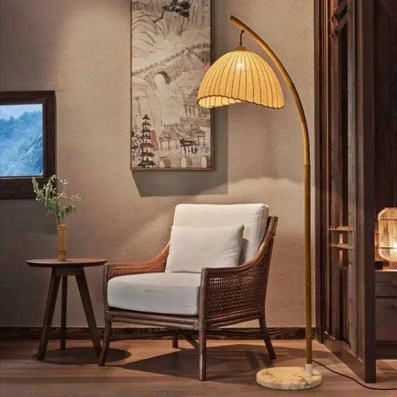 Lampadaire lanterne style japonais