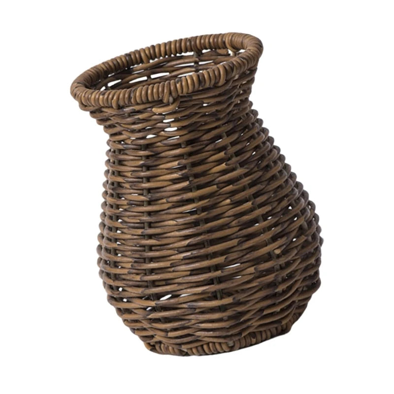 Vase en rotin tressé imperméable
