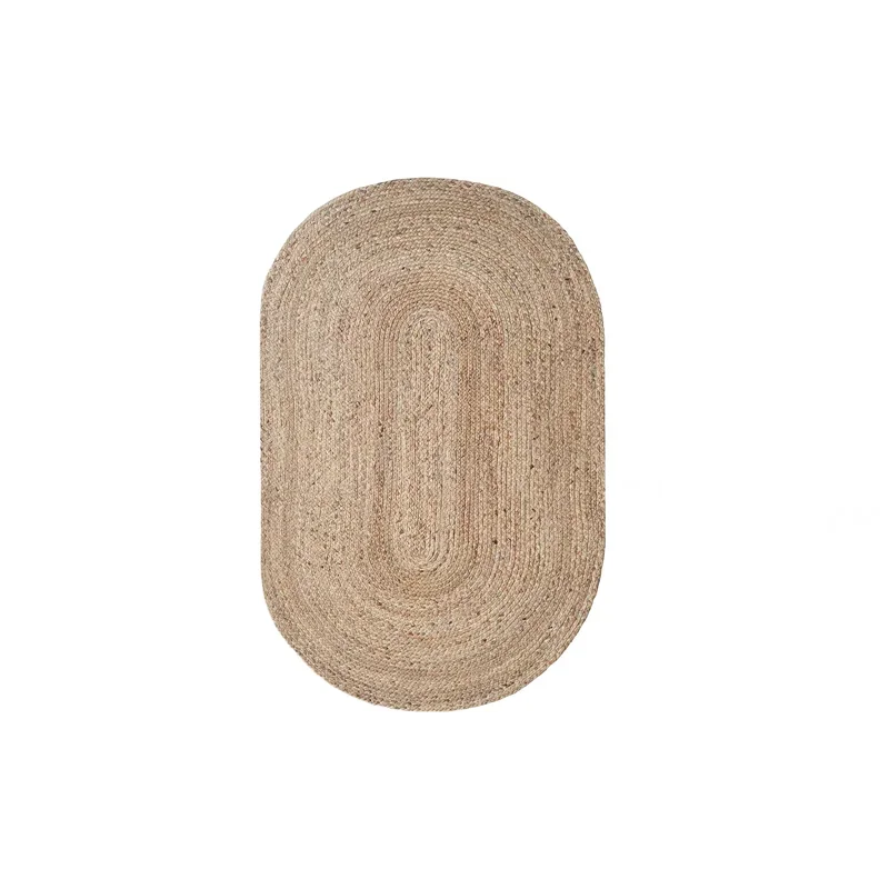 Tapis en jonc tressé à la main
