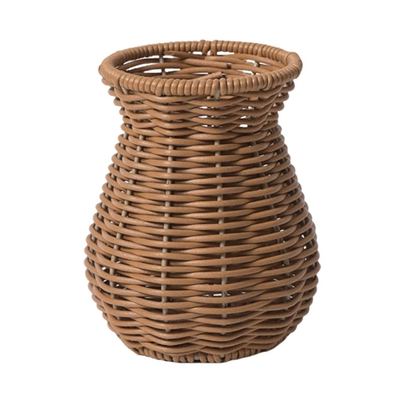 Vase en rotin tressé imperméable